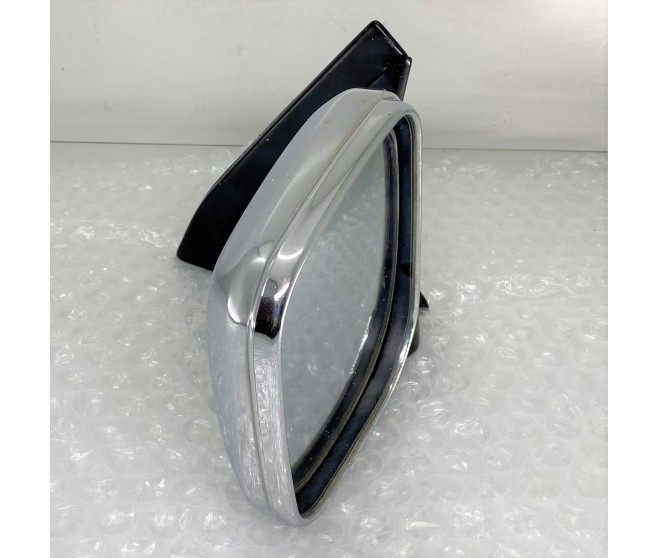 FRONT LEFT DOOR 5 WIRES CHROME WING MIRROR FOR A MITSUBISHI PAJERO - V43W