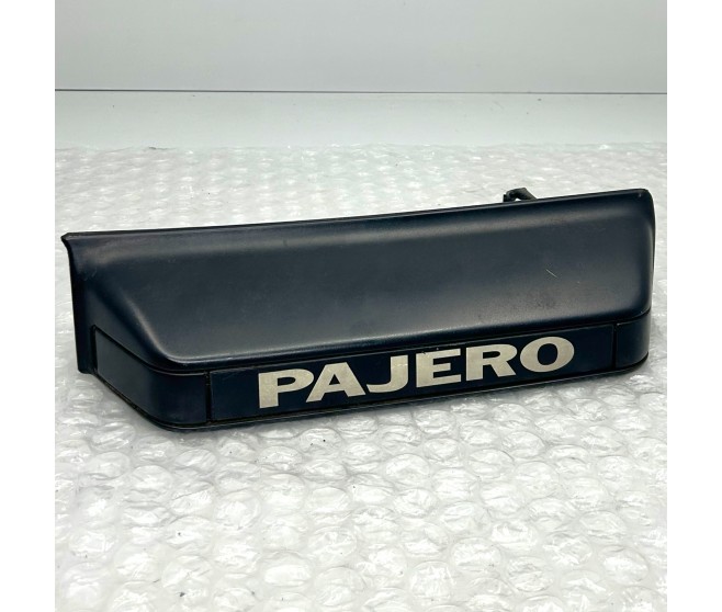 NUMBER PLATE TRIM REAR