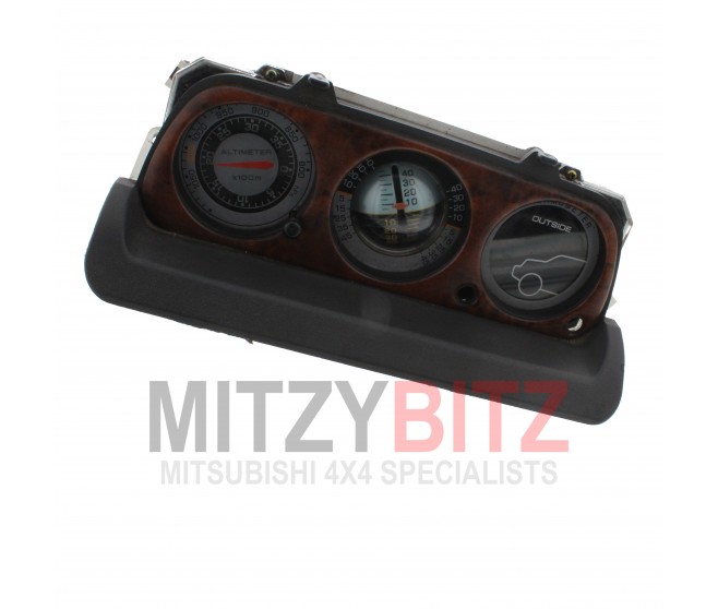 CENTRE DASH POD GAUGES ( WOOD STICKER ) FOR A MITSUBISHI CHASSIS ELECTRICAL - 