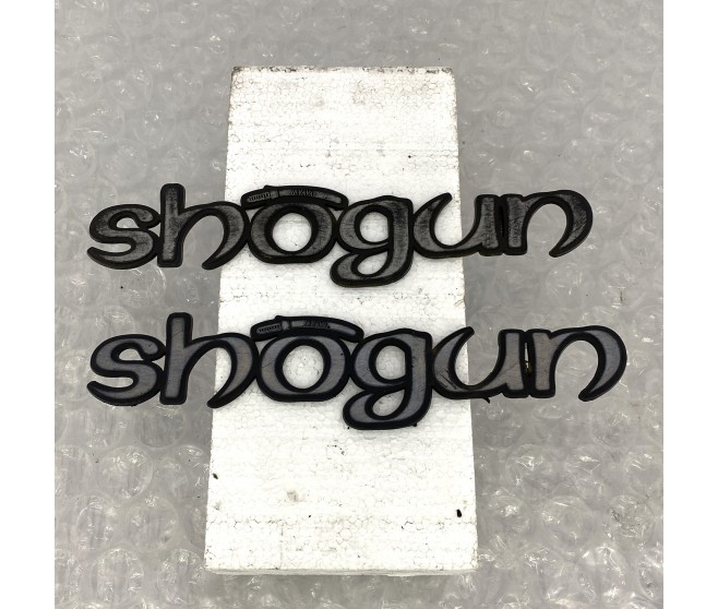 SHOGUN DECAL BADGE MARK FOR A MITSUBISHI PAJERO/MONTERO - V24W