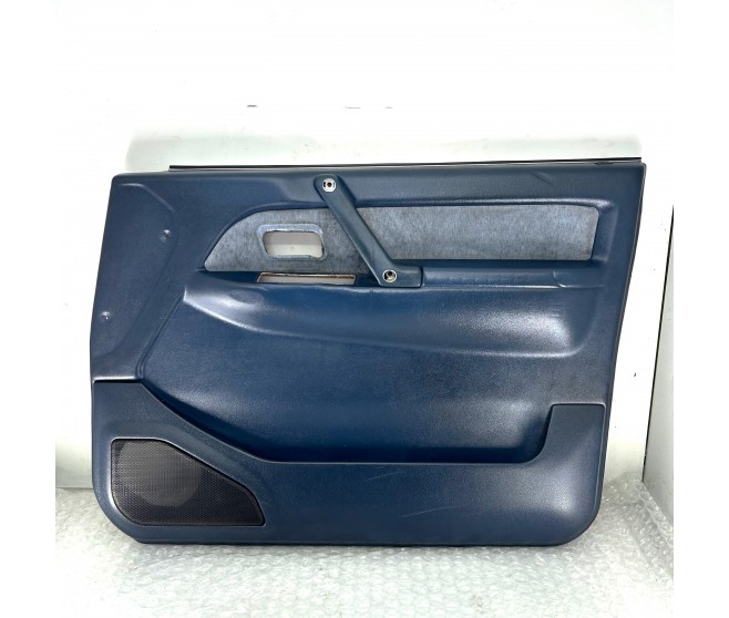 DOOR CARD FRONT RIGHT BLUE FOR A MITSUBISHI V20-50# - FRONT DOOR TRIM & PULL HANDLE