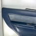 REAR LEFT DOOR CARD BLUE FOR A MITSUBISHI PAJERO - V44W