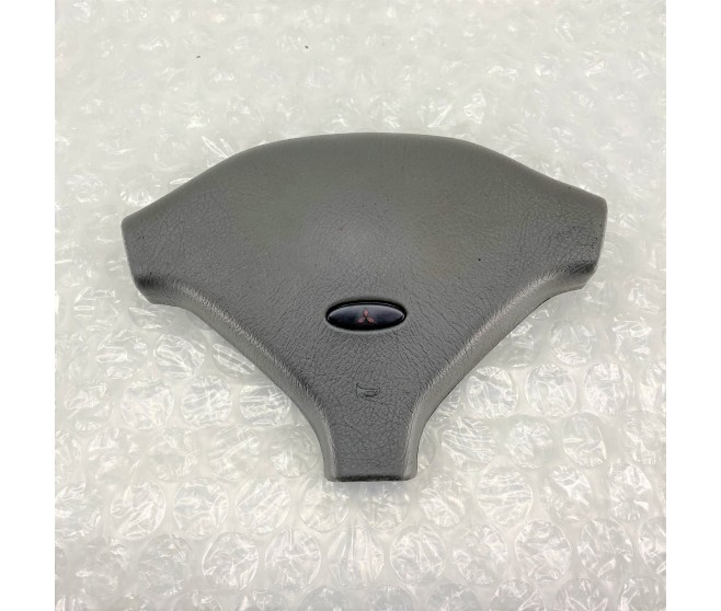 GREY STEERING WHEEL CENTRE PAD ONLY FOR A MITSUBISHI V30,40# - GREY STEERING WHEEL CENTRE PAD ONLY