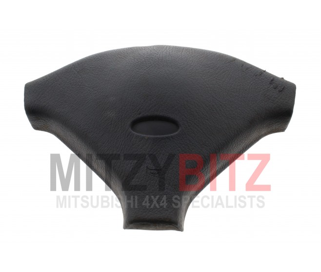 STEERING WHEEL CENTRE PAD WITH HORN IN BLUE 1991-1996 FOR A MITSUBISHI V43,45W - STEERING WHEEL CENTRE PAD WITH HORN IN BLUE 1991-1996