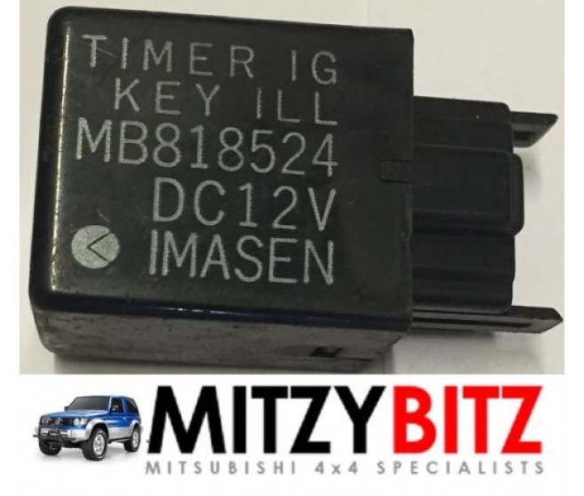 IGNITION KEY ILLUMINATION TIMER RELAY MB818524 FOR A MITSUBISHI V20-50# - IGNITION KEY ILLUMINATION TIMER RELAY MB818524