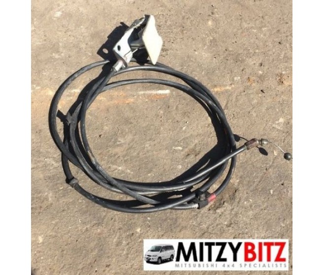 BONNET RELEASE CABLE FOR A MITSUBISHI PA-PF# - WIRING & ATTACHING PARTS