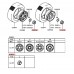 WHEEL CENTRE CAP FOR A MITSUBISHI PA-PF# - WHEEL CENTRE CAP