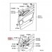 INNER DOOR SASH TRIM FRONT LEFT FOR A MITSUBISHI GENERAL (EXPORT) - DOOR