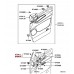 INNER DOOR SASH TRIM FRONT RIGHT FOR A MITSUBISHI GENERAL (EXPORT) - DOOR