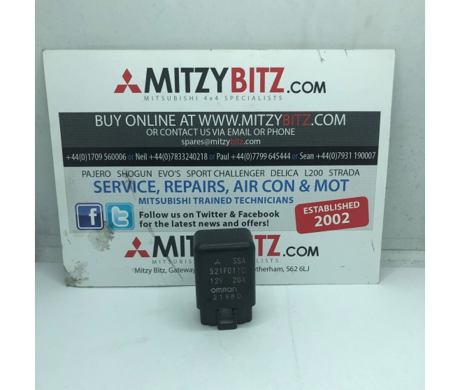 AIR CON CONTROL EQUIP RELAY 521F011C FOR A MITSUBISHI CHALLENGER - K97WG