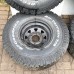 MODULAR WHEEL SET AND TYRES - SEE DESC FOR A MITSUBISHI V44W - 2500D-TURBO/LONG WAGON - GL(PART TIME),5FM/T LHD / 1990-12-01 - 2004-04-30 - 