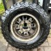 15 ALLOY WHEEL AND TYRE FOR A MITSUBISHI V20,40# - 15 ALLOY WHEEL AND TYRE