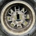 15 ALLOY WHEEL AND TYRE FOR A MITSUBISHI V20,40# - 15 ALLOY WHEEL AND TYRE