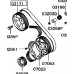 ENGINE CRANKSHAFT TIMING GEAR FOR A MITSUBISHI L04,14# - CAMSHAFT & VALVE