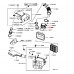 MASS AIR FLOW SENSOR FOR A MITSUBISHI PAJERO PININ/MONTERO IO - H77W