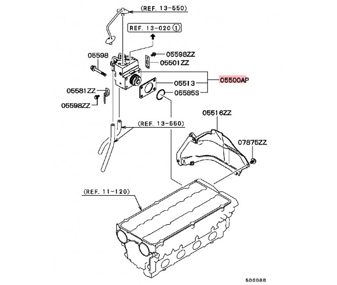 FUEL PUMP ASSY FOR A MITSUBISHI PAJERO PININ/MONTERO IO - H77W