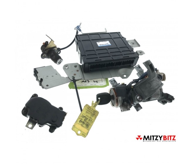 ME191834 ECU TRANSPONDER COMPLETE LOCK SET FOR A MITSUBISHI V68W - 3200D-TURBO/SHORT WAGON<01M-> - GLX(NSS4),5FM/T RHD / 2000-02-01 - 2006-12-31 - ME191834 ECU TRANSPONDER COMPLETE LOCK SET