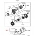 ALTERNATOR ADJUSTING BRACKET AND BOLTS FOR A MITSUBISHI DELICA SPACE GEAR/CARGO - PE8W