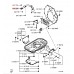 ENGINE OIL SUMP PAN STRAINER FOR A MITSUBISHI PAJERO/MONTERO - V96W