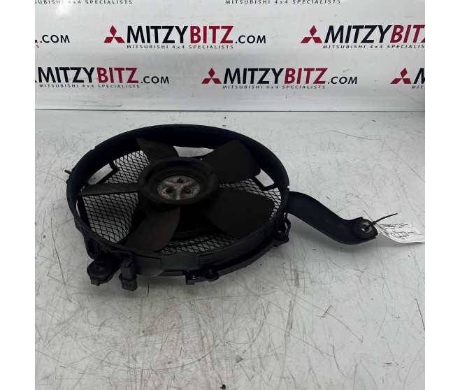 AFTERMARKET AIR CON CONDENSOR FAN MOTOR AND SHROUD FOR A MITSUBISHI V10-40# - A/C CONDENSER, PIPING