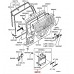 NUMBER PLATE HOUSING FOR A MITSUBISHI PAJERO/MONTERO - V78W