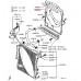 RADIATOR SURROUND SHROUD FOR A MITSUBISHI TRITON - KB4T