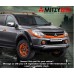 SILVER REAR RIGHT OVERFENDER WHEEL ARCH TRIM (EQUIPPE / TROJAN MODELS ONLY  ) FOR A MITSUBISHI SHOGUN SPORT - K80,90#