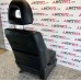 FRONT LEFT BLACK LEATHER SEAT FOR A MITSUBISHI PAJERO - V77W