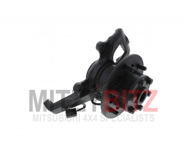 HUB KNUCKLE AND ABS SENSOR FRONT LEFT FOR A MITSUBISHI K74T - HUB KNUCKLE AND ABS SENSOR FRONT LEFT