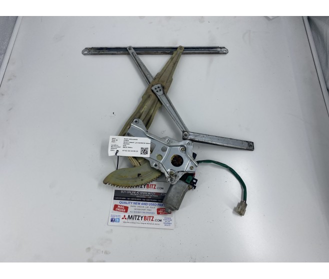 WINDOW REGULATOR AND MOTOR FRONT LEFT FOR A MITSUBISHI L200 - K77T