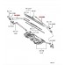FRONT DRIVER WIPER ARM FOR A MITSUBISHI DELICA SPACE GEAR/CARGO - PB5V