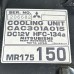 AIR CON COOLING UNIT FOR A MITSUBISHI H56A - 660/4WD - DUKE(SOHC),3FA/T / 1994-10-01 - 1998-08-31 - 