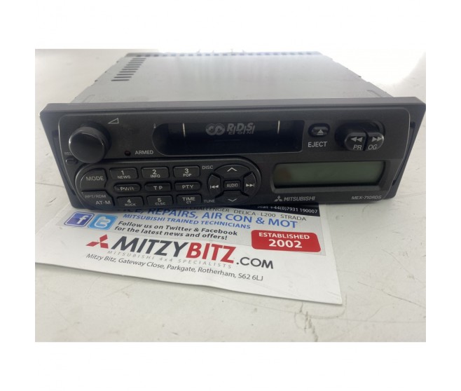 STEREO RADIO TAPE PLAYER  FOR A MITSUBISHI L200 - K76T