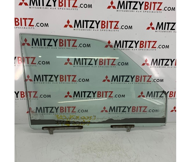 FRONT RIGHT DOOR DROP GLASS FOR A MITSUBISHI L200 - K67T