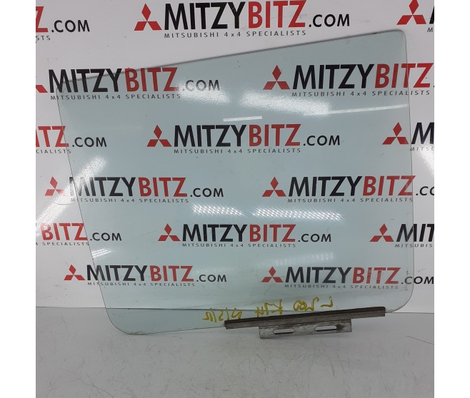LEFT REAR DOOR DROP GLASS FOR A MITSUBISHI K74T - REAR DOOR PANEL & GLASS