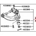 FRONT RIGHT UPPER SUSPENSION ARM FOR A MITSUBISHI PAJERO - V45W