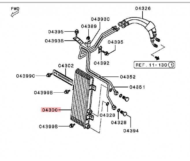 ENGINE OIL COOLER