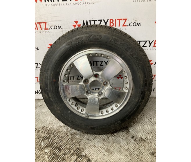ALLOY WHEEL 15X5J AND TOYO OPEN COUNTRY 175/80 R15