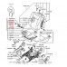 FRONT POWER SEAT SWITCH RH FOR A MITSUBISHI V70# - FRONT POWER SEAT SWITCH RH