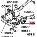 FRONT SUSPENSION CROSSMEMBER FOR A MITSUBISHI K90# - CHASSIS FRAME