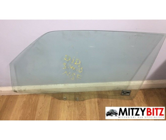 DOOR GLASS FRONT LEFT FOR A MITSUBISHI PAJERO - V83W