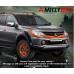 TAILGATE BOOT DOOR OPENING WEATHER STRIP SEAL FOR A MITSUBISHI PAJERO/MONTERO - V75W