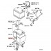 BATTERY SEAT FOR A MITSUBISHI H66W - 1800/SHORT(4WD)<99M-> - L(MPI),4FA/T RHD / 1999-08-01 - 2005-02-28 - 