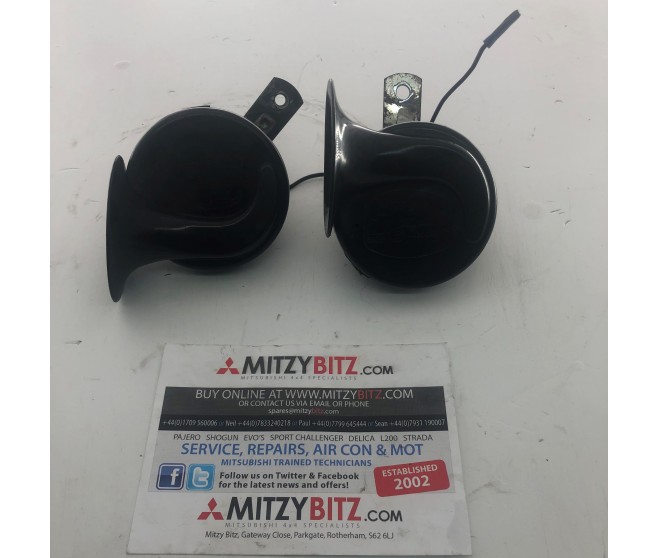 HIGH AND LOW TONE CAR HORN'S FOR A MITSUBISHI MONTERO - V77W