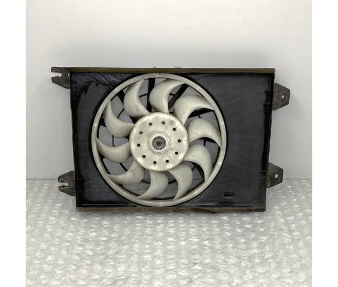 AIR CON CONDENSER FAN MOTOR AND SHROUD