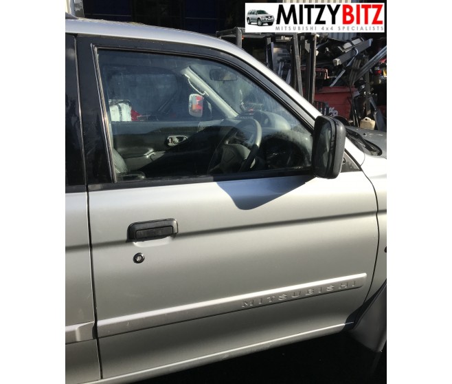 FRONT RIGHT  SILVER BARE DOOR PANEL ONLY FOR A MITSUBISHI NATIVA - K97W