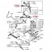 REAR SUSPENSION UPPER LEFT ARM FOR A MITSUBISHI PAJERO - V75W