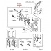 COMPLETE BRAKE CALIPER FRONT RIGHT FOR A MITSUBISHI V70# - FRONT WHEEL BRAKE
