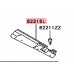 LEFT RADIATOR GRILLE TRIM FOR A MITSUBISHI PAJERO/MONTERO - V75W