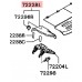 LEFT REAR PARCEL SHELF BRACKET FOR A MITSUBISHI V60# - BAGGAGE ROOM TRIM